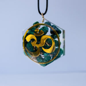 Pandantiv protecție energetică Malachit