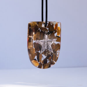 Pandantiv protecție energetică Tiger Eye