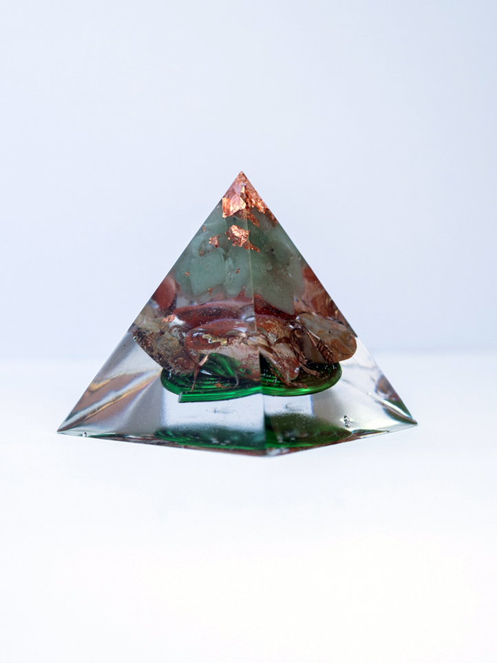 Piramidă protecție energetică Aventurin și Jasp - imagine 4